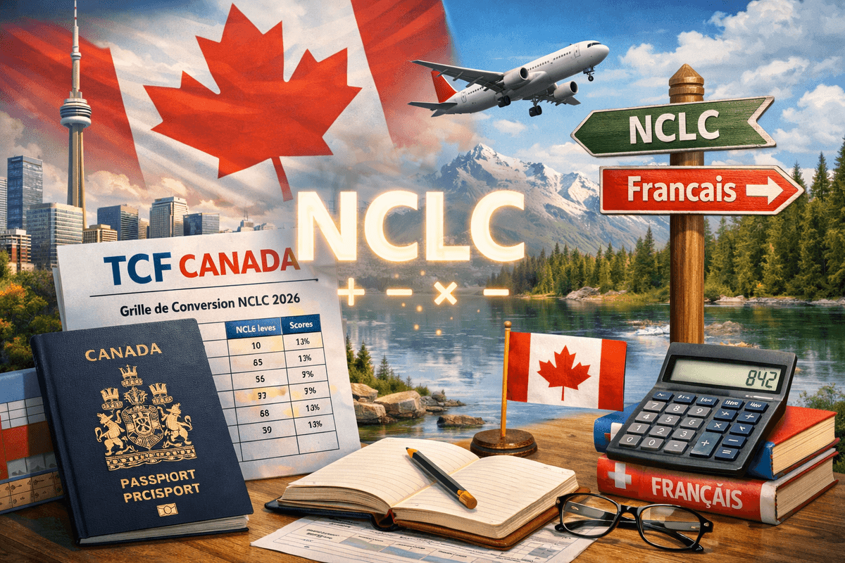 Calcul des points TCF Canada : Grille de conversion NCLC 2026
